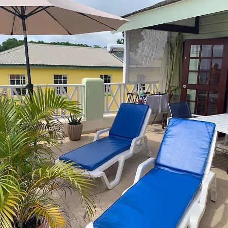 Carib Edge, Ac Beach Penthouse Saint Peter Exterior foto
